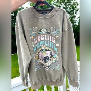 ZUTTER Cosmic Cowgirl rodeo sweatshirt small